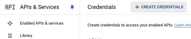 GCP credentials